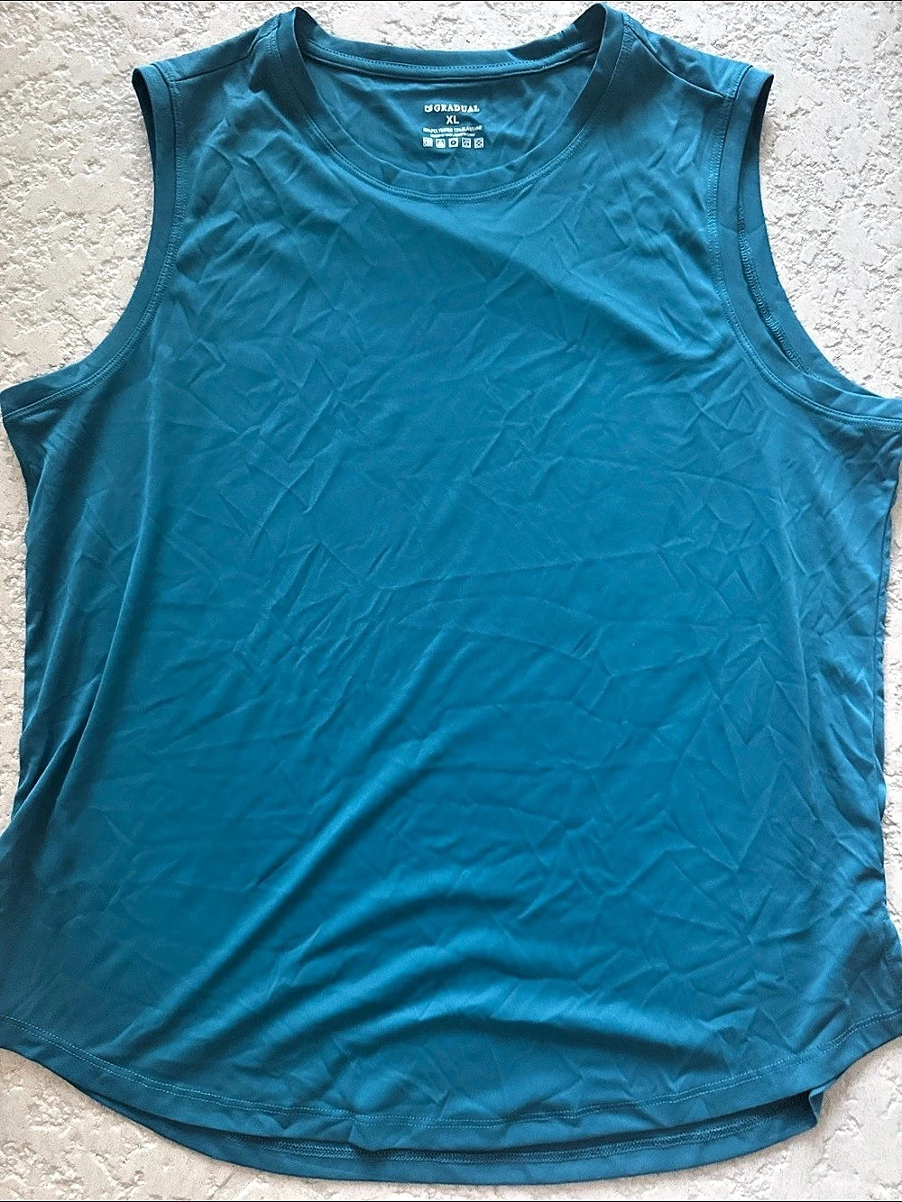 Gradual Athletic Muscle Tee Blue Size XL